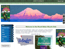 Tablet Screenshot of mtbakerbikeclub.org